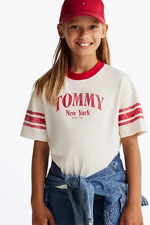 Tommy Hilfiger Colour-blocked T-shirt met ronde hals