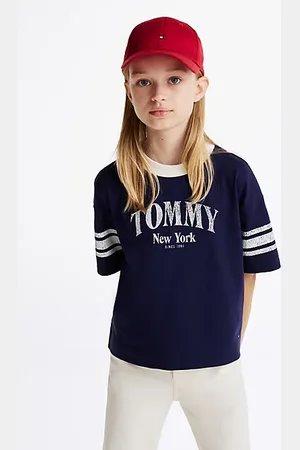 Tommy Hilfiger Colour-blocked T-shirt met ronde hals