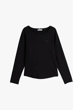 Tommy Hilfiger Curve slim fit geribd longsleeve T-shirt