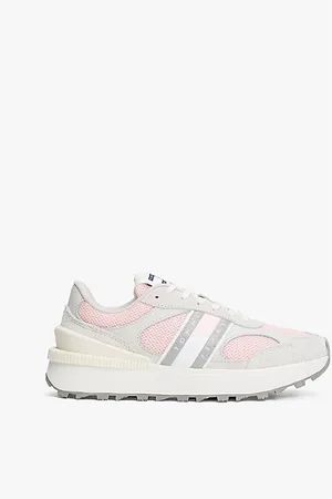 Tommy Hilfiger Chunky sneaker van suède met profielzool
