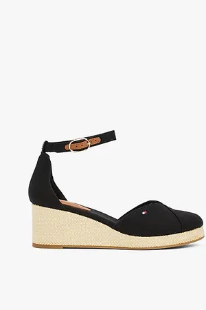 Tommy Hilfiger Canvas espadrille met sleehak