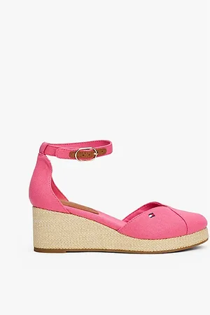 Tommy Hilfiger Canvas espadrille met sleehak