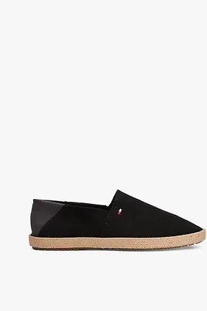 Tommy Hilfiger Espadrille met profiel en geborduurde vlag