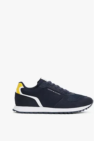 Tommy Hilfiger Suède sneaker met logo