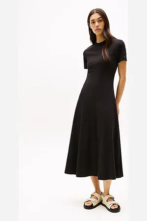 Tommy Hilfiger Fit and flare midi-jurk