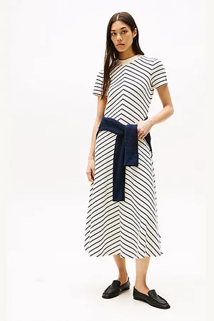 Tommy Hilfiger Fit and flare midi-jurk