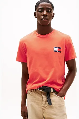 Tommy Hilfiger Slim fit T-shirt met Tommy-badge