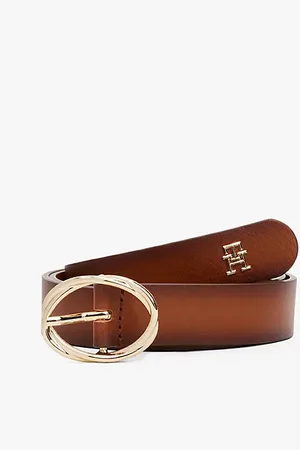 Tommy Hilfiger Chic leren riem met ombré effect en ovale gesp