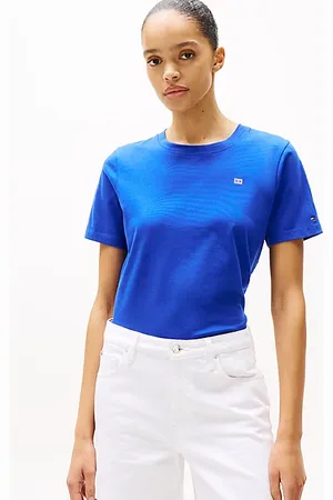 Tommy Hilfiger T-shirt met contrasterende Hilfiger-vlag