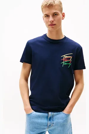 Tommy Hilfiger T-shirt met graphic logo op de achterkant