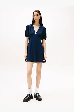 Tommy Hilfiger Crêpe mini-jurk