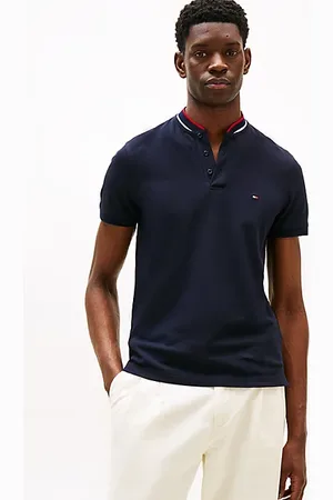 Tommy Hilfiger Slim fit polo met opstaande kraag