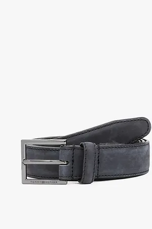Tommy Hilfiger Leren riem met ton-sur-ton gesp en logo