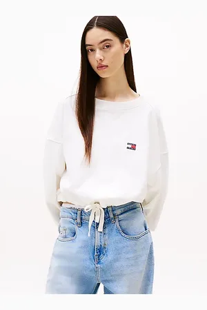 Tommy Hilfiger Boxy fit sweatshirt met Tommy-badge