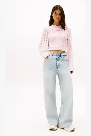 Tommy Hilfiger Claire high rise jeans met wijde fit