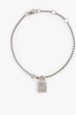 Tommy Hilfiger Roestvrijstalen armband met hangslotje