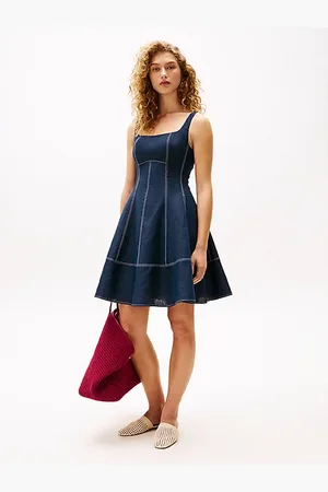 Tommy Hilfiger The Sofia Capsule mini-jurk van puur linnen