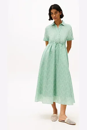 Tommy Hilfiger Maxi-overhemdjurk met print