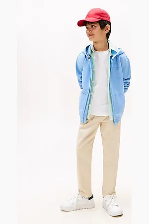 Tommy Hilfiger Geweven broek met Hilfiger-vlag