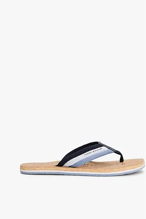 Tommy Hilfiger Teenslipper met voetbed van kurk