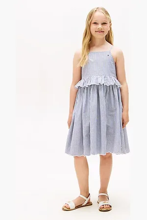 Tommy Hilfiger Jurk met spaghettibandjes en strepen