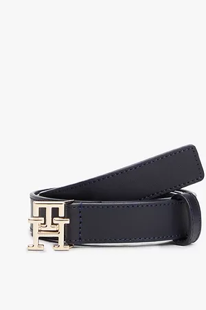 Tommy Hilfiger Leren riem met monogramgesp