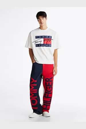 Tommy Hilfiger Colour-blocked jeans met logo