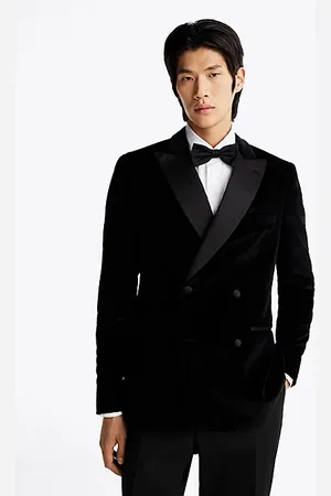 Tommy Hilfiger Fluwelen regular fit blazer