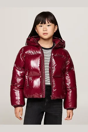 Tommy Hilfiger Glanzend relaxed fit pufferjack
