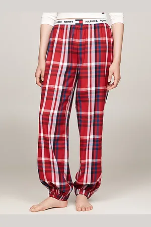 Tommy Hilfiger Heritage flanellen pyjamabroek met boorden