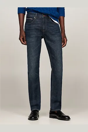 Tommy Hilfiger Denton straight jeans met fading