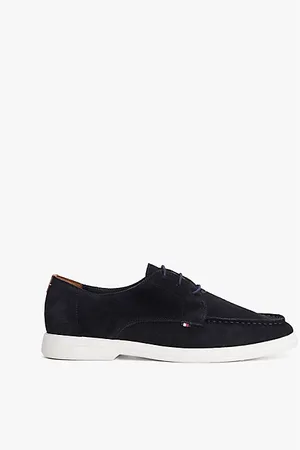 Tommy Hilfiger Suède Derby-schoen met mocassin-neus