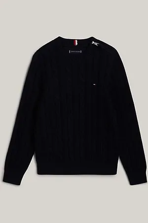 Tommy Hilfiger Adaptive kabelgebreide trui
