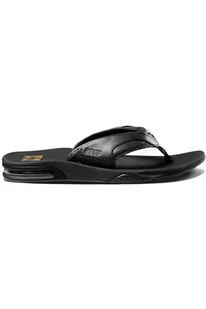 Reef Leather Fanning Lux Teenslippers