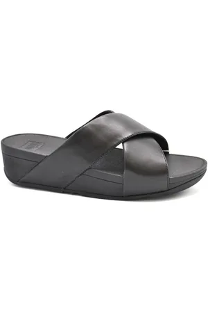 FitFlop Lulu Cross Slide Sandals Slippers