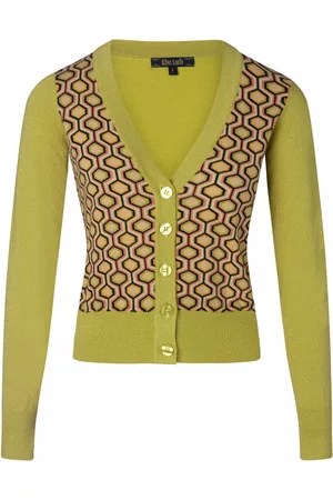 King Louie Dames Cardigans - Rocchi Cardigan in Lentil Green