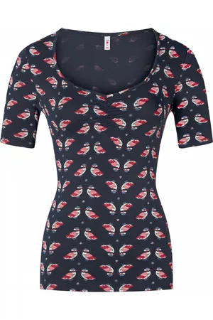 Blutsgeschwister Balconnet Féminin In Me Top in Chirping Bird Blue