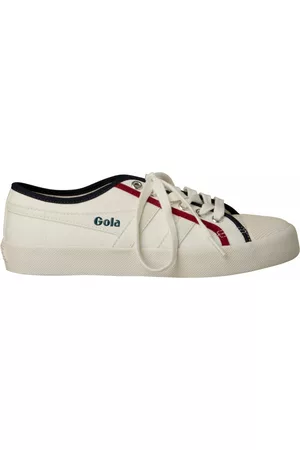 Gola Coaster Smash Sneakers in Off White and Navy