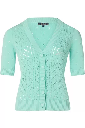 King Louie Dames Maisel V Cardi in Yucca Green