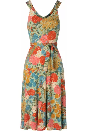 King Louie Dames Wollen Jurken - Lenny Artemisa Dress in Cameo Green