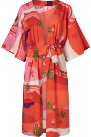 Blutsgeschwister Dames Kimono's - Magicmono Kimono in Lightness Of The Oasis