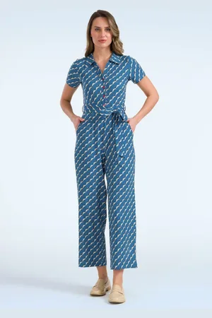 LaLamour Bella jumpsuit in Swallow Migration