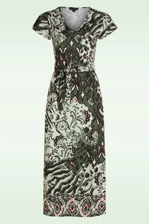 Smashed Lemon Rory maxi jurk in multi