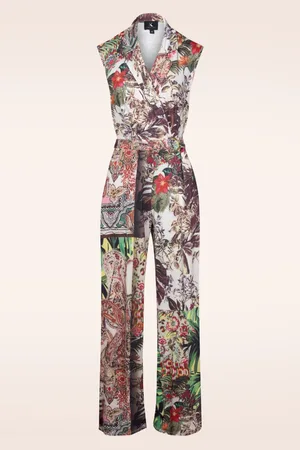 K-design Suzie Printed jumpsuit in multi