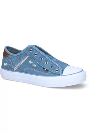 Mustang Blauwe Slip-on Sneakers