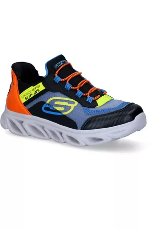 Skechers Jongens Instappers - Blauwe Slip-on Sneakers