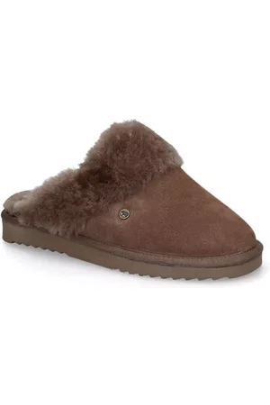Warmbat Flurry Taupe Pantoffels
