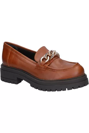 KMB Dames Instappers - Cognac Mocassins