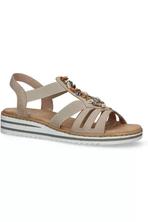 Rieker Beige Sandalen