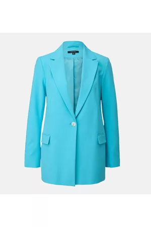 Comma, Dames Blazers - Turquoise Blazer